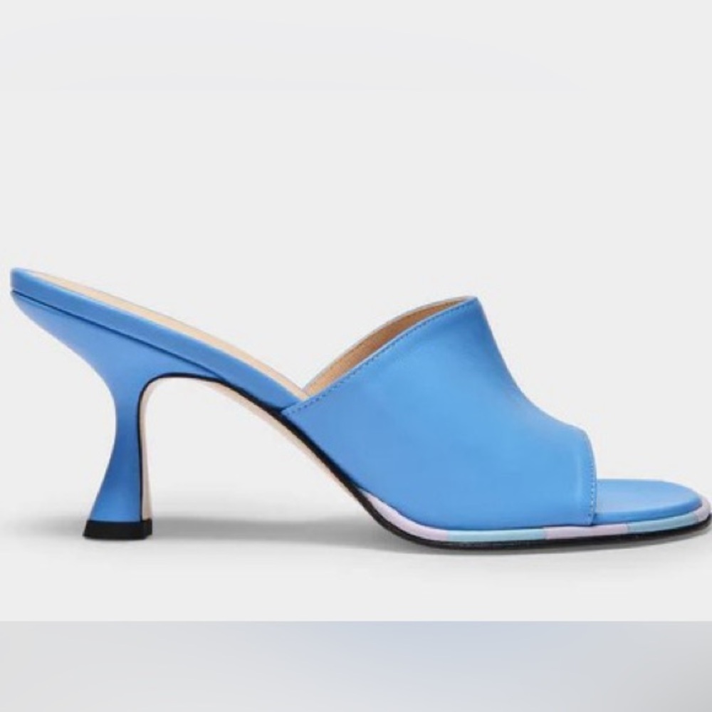Wangler Agnes Blue Slingbacks 38 Italy $550